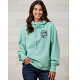 1/4 Zip Blue Collar Babe Hoodie