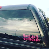 Bombshell Diamond Decal - 9.5"x3.5" - Bombshell Offroad