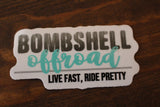 Tire Trackz Sticker - 3" - Bombshell Offroad