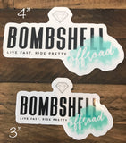 Bombshell Logo Decal - 3” - Bombshell Offroad
