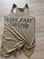 Live Fast Ride Pretty Tank - Bombshell Offroad