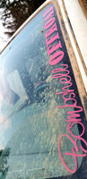 Bomb O Windshield Banner - 24”x3”