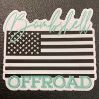 American Flag Sticker - 3”
