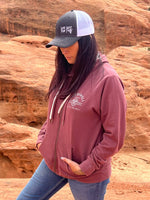 Mauve Piston Zip-Up