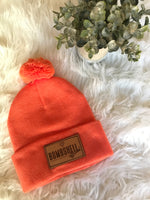 RESTOCK! Pom-Pom Patch Beanie - Bombshell Offroad