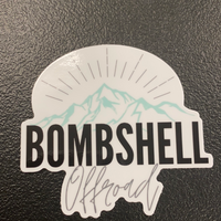 Minty Mountain Sticker - 3"