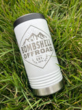 [RESTOCKED] Metal Slim Stay Wild Koozie