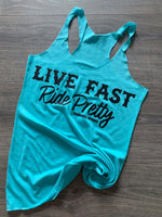 Live Fast Ride Pretty Tank - Bombshell Offroad