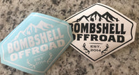 RESTOCK 6”x6” Movin' Mountain Decal - Bombshell Offroad