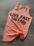 Live Fast Ride Pretty Tank - Bombshell Offroad